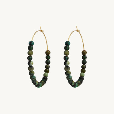 Maxi Carla hoop earrings