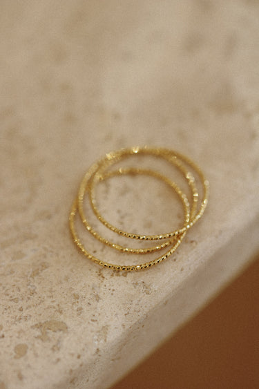 Bague Eléna triple – détail | KariBoo Bijoux
