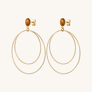Maxi Éléna fine stone earrings
