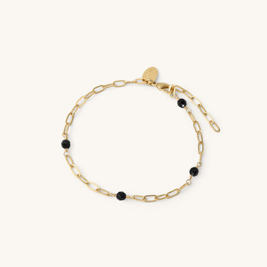 Bracelet Romane Noir Onyx Kariboobijoux