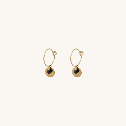 Créoles Lola médaillons – portées | KariBoo Bijoux