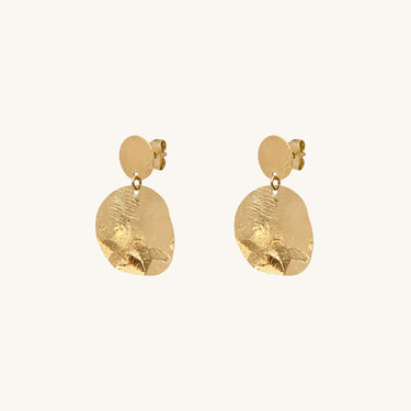 Boucle d'oreille Luna disque Kariboobijoux