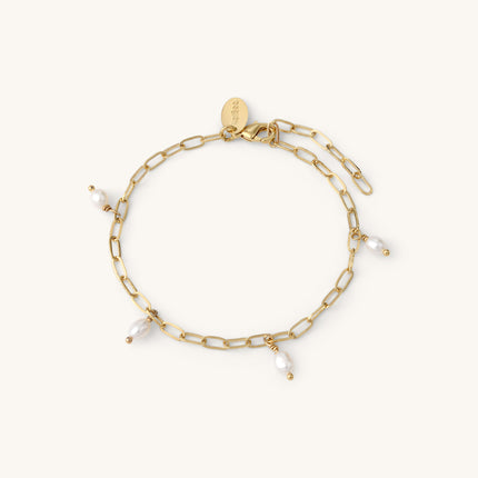Bracelet Iris blanc perle d'eau douce Kariboobijoux