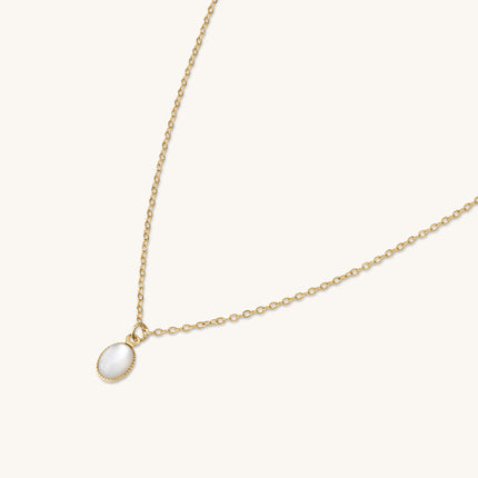 Collier louise blanc nacre Kariboobijoux