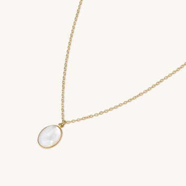 Collier grande louise blanc nacre Kariboobijoux