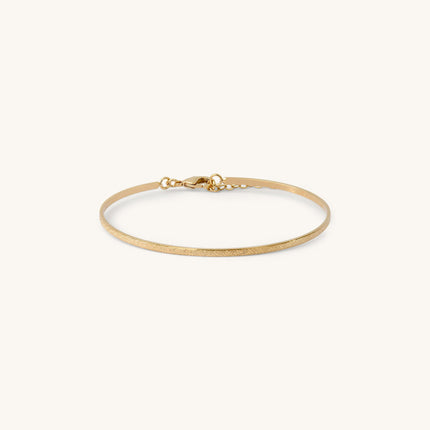 Jonc Lyna – doré or 24k recyclé, fait main en Provence | KariBoo Bijoux