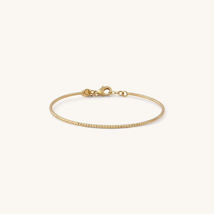 Jonc Théa nude – doré or 24k recyclé, fait main en Provence | KariBoo Bijoux