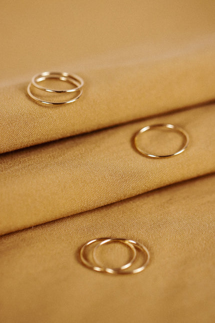 Bague Lisa – dorée or 24k recyclé, faite main en Provence | KariBoo Bijoux