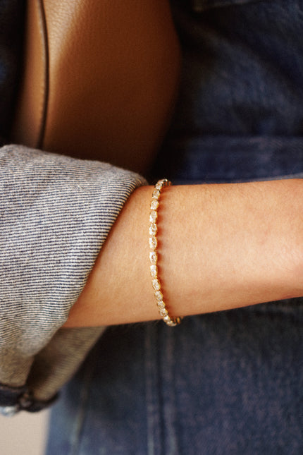 Bracelet maxi Adèle – porté | KariBoo Bijoux