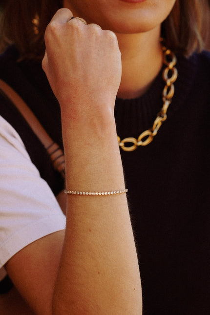 Bracelet Adèle – porté | KariBoo Bijoux
