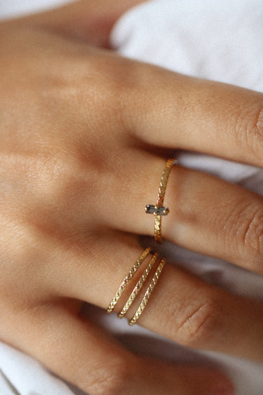 Bague triple Emma