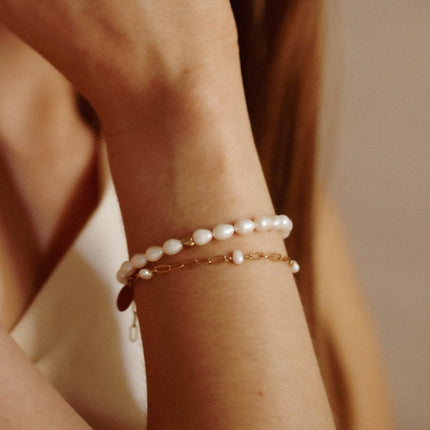 Bracelet Anna perle d'Or Kariboobijoux