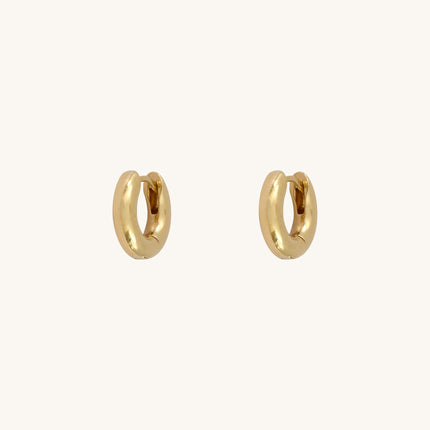 Créoles little Ninon – dorées or 24k recyclé, faites main en Provence | KariBoo Bijoux