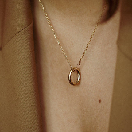 Collier Olivia chaîne – doré or 24k recyclé, fait main en Provence | KariBoo Bijoux
