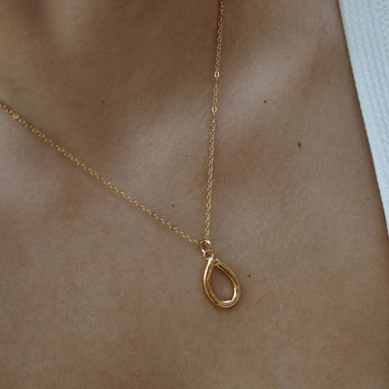 Collier Isla – doré or 24k recyclé, fait main en Provence | KariBoo Bijoux