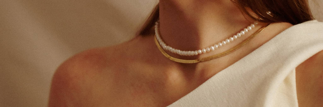 Collier pierres fines et perles