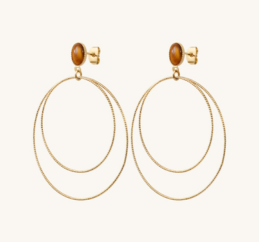 Maxi Éléna fine stone earrings