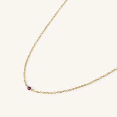 Collier Lola Violet Grenat Kariboobijoux