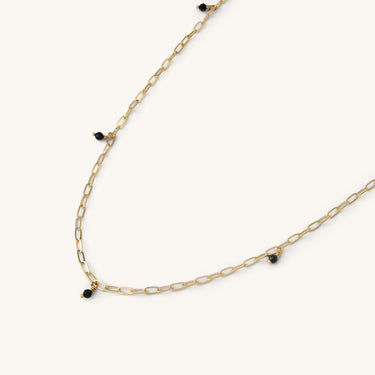 Collier Iris noir onyx Kariboobijoux