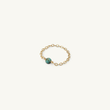 Bague chaîne Lola pierre fine