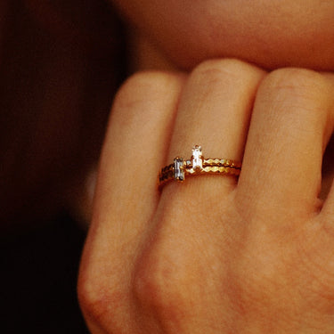 Bague Théa gris Kariboobijoux