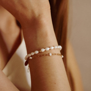 Bracelet Anna perle d'Or Kariboobijoux