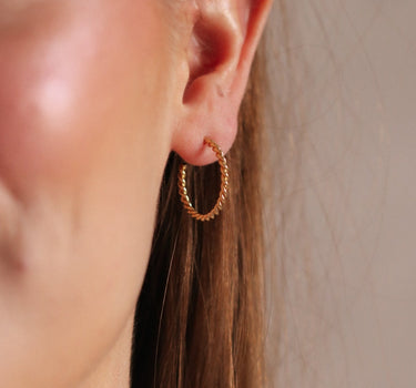 Camille hoop earrings