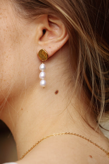 Boucles d'oreilles Clara trio