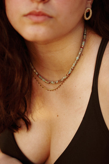 Navy Necklace