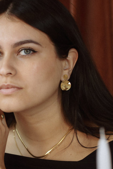 Boucles d'oreilles Luna disques