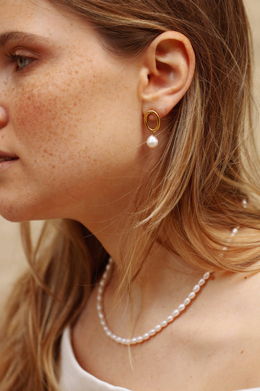 Boucles d'oreilles Olivia perles