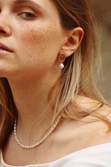 Boucles d'oreilles Olivia perles