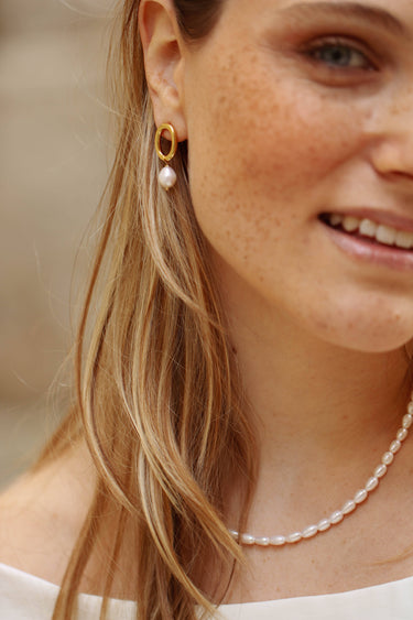 Boucles d'oreilles Olivia perles