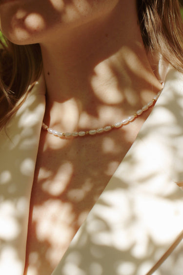 Collier Anna perles d'or