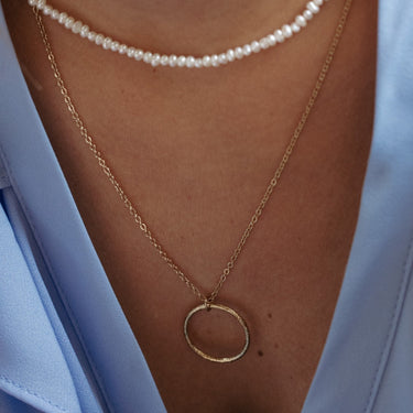 Collier Laura anneau 2 Kariboobijoux
