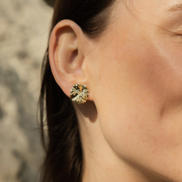 Clous d’oreilles Pensée 2 Kariboobijoux