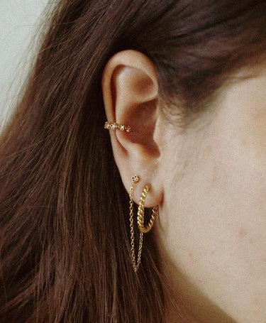 Boucles d'oreilles Chaine Safia 2 Kariboobijoux