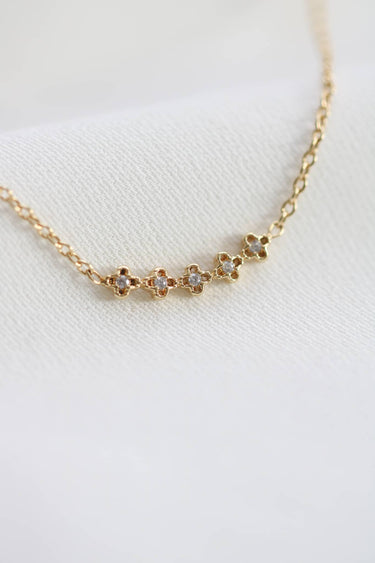 Collier 5 cristaux Safia 3 Kariboobijoux